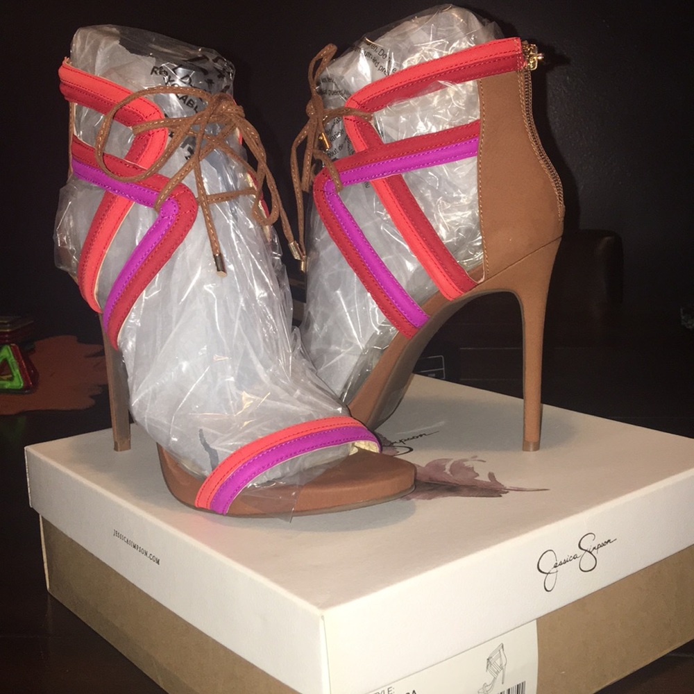 Jessica Simpson strappy heel sandals